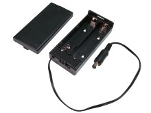 Pouzdro na baterie 2x 18650 s vypínačem a konektorem 5.5 x 2.1mm