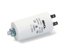 Rozběhový kondenzátor 12.0 µF 450V CBB60 SKL s konektory Faston 6.3mm