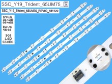 LED podsvit 725mm sada pro LCD panely LG AGM76931001 - 5 kusů