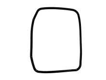 Těsnění dveří trouby 533584 HISENSE GORENJE