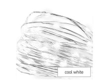 LED vánoční nano řetěz 1,9 m s časovačem, studená bílá