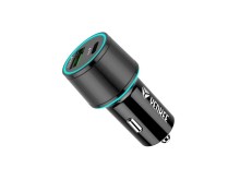 Automobilový USB a USB-C napáječ 18W s technologií Quick Charge 3.0