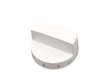 Bílý ovládací knoflík plotny pro sporáky Mora a Gorenje