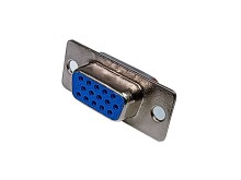 Cannon konektor 15 pin - panelový, samice