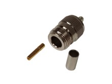N 50 Ohm Krimpovací zásuvka (f) pro kabel RG58C/U, B9907, KX15, LMR195