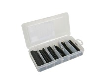 Sada teplem smrštitelných bužírek 170 ks - černá