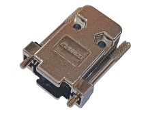 Krytkový konektor CANNON 9/15 pin - plastový, pokovený, stíněný