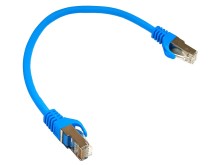 Stíněný patch kabel RJ45 0.3m CAT6e