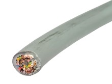 Kabel kulatý vícežilový HELUKABEL 18020 LIYY 40 x 0.14mm2 Cu nestíněný šedý