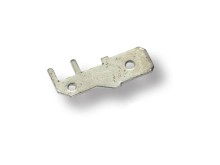 Konektor Faston 6,3x0,8mm do PCB 90°, RM 5mm, pocínovaná mosaz