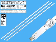 LED podsvit 966mm pro Samsung 50CU7172 - sada 3 kusy