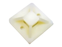 Samolepicí příchytka pro stahovací pásky 26x26mm