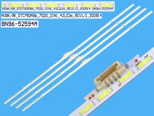 LED podsvit 410mm pro Samsung 75AU8K - sada 4ks