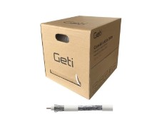 Kabel  - klubo 300m Geti 107AL PVC 6.8mm koaxiální kabel 75 Ohm