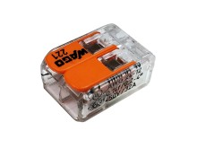 WAGO Krabicová svorka 221-412 s páčkami, 2 x 4 mm²