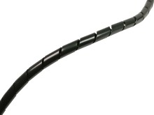 Vinutá polyetylénová bužírka BFST-6-BK, průměr svazku 6-30 mm, černá