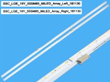 Sada LED podsvitu 602mm AGM76890801 pro TV LG 55"