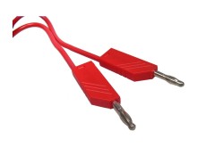 Měřicí šňůra banánek - rudá / 10A - ML100 HIRSCHMANN 934062101