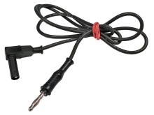 Měřicí šňůra banánek černá 20A