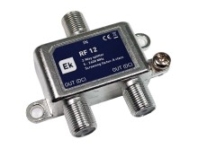 Anténní rozbočovač SAT 2 výstupy 2xDC pass pro napájení ITS RF12