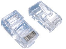 Modulární konektor 8p8c (RJ45) pro kulatý kabel