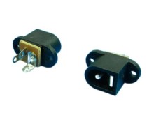 Napájecí konektor 5.5 x 2.1mm s limcem pro panelové použití - PC-010