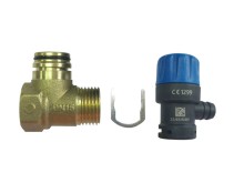 Pojistný ventil 1/2" BSZ 6 bar pro bojler DZ Dražice