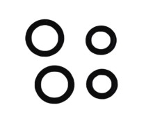 Sada těsnících O kroužků pro vysavač Eta Neptun