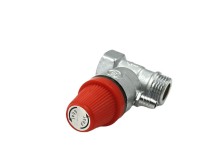 Pojistný ventil 1/2" 6 bar s vnitřním a vnějším závitem, 48 mm
