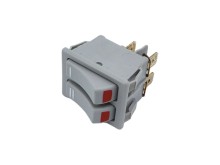 Dvojitý kolébkový přepínač výkonu 1000/2000W pro elektrické radiátory a přímotopy