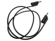 Měřicí šňůra banánek 20A černá 1m