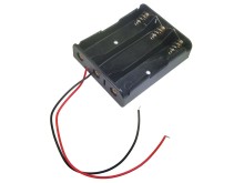 Pouzdro na baterie 3x 18650 s paralelním zapojením a vývodem vodiče