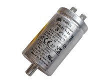 Rozběhový kondenzátor 8uF 450V DUCATI s konektory