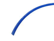 Silikonová bužírka průměr 3,0 x 0,5 mm - modrá, metráž