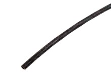 Bužírka silikonová prům. 0.5 x 0.2 mm, černá, metráž