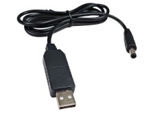 USB Kabel s STEP-UP Měničem 12V a Konektorem 5.5/2.1mm