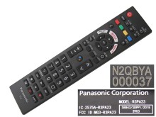 Panasonic N2QBYA000037 Dálkový ovladač R3PA23