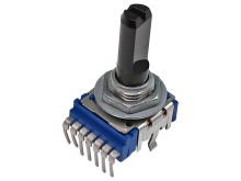 Potenciometr stereo otočný 10kΩ A s 7 vývody