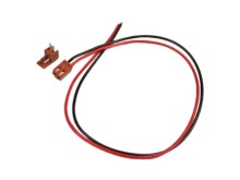 PS 25/2W Konektor 90° s kabelem 25cm, 2PIN, platinové kontakty