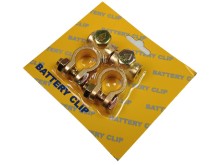 Svorky na autobaterii s upínáním kabelu - 1 pár