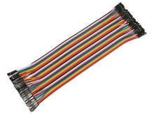 Propojovací vodiče Dupont 40 pin, 20cm, samice - samice