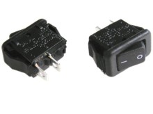 Miniaturní kolébkový vypínač CA MR5-110-F5-BBWC-3 černý ON-OFF