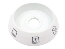 Kroužek přepínače funkcí trouby pod knoflik na sporák Mora 0-3 3463, 3471.1E-04-020 128 Gorenje 850982, bílý