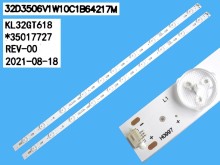 LED podsvit 642mm sada Sencor 32" celkem 2 kusy / D-LED BAR. KL32GT618 / 35017727 / 32D3506V1W10C1B64217M