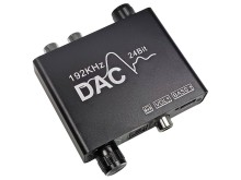 Převodník digitálního Audia 1x Toslink / SPDIF >  2x RCA (cinch) konektor + sluchátkový výstup, s regulací