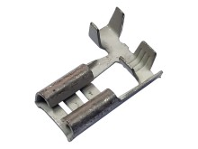 Faston konektor 6.3mm - úhlová zásuvka 90°