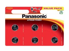 Panasonic CR2032 Baterie 6 ks - CR-2032L/6BP