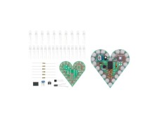 Elektronická stavebnice Srdce - LED s napájením 4-6V