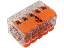 WAGO svorka krabicová 221-420 s páčkami, 10 x 4mm²