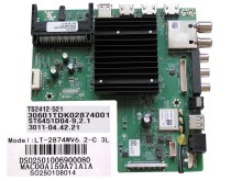 LCD modul základní deska Sencor SLE65Q871B / Main board TS2412-521 / LT-2874WV6.2-C 3L